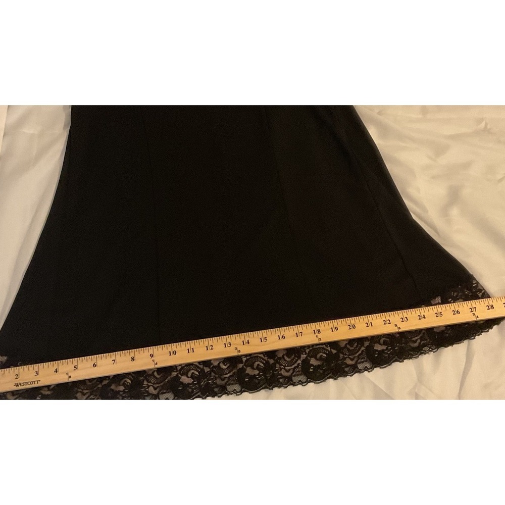 Emma James Lace Bottom Hem Midi Office Holiday Skirt - Picture 8 of 8